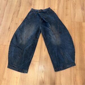 AKIRA Dark Blue Wide Leg Jeans